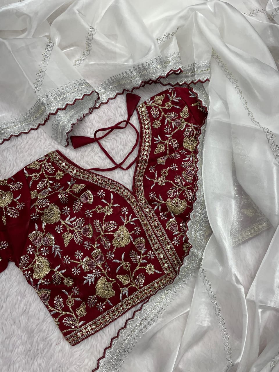 Kayatri Glamour Glow – Zimmy Choo Satin Saree