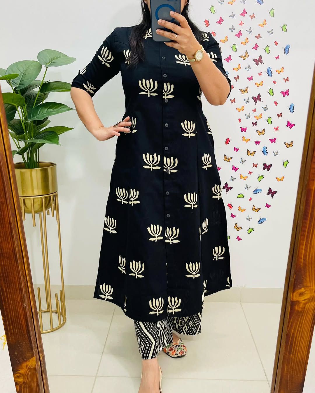 Kayatri New Launching Designer Co-Ords set in Aline kurti pattern paired with Ankle length pant