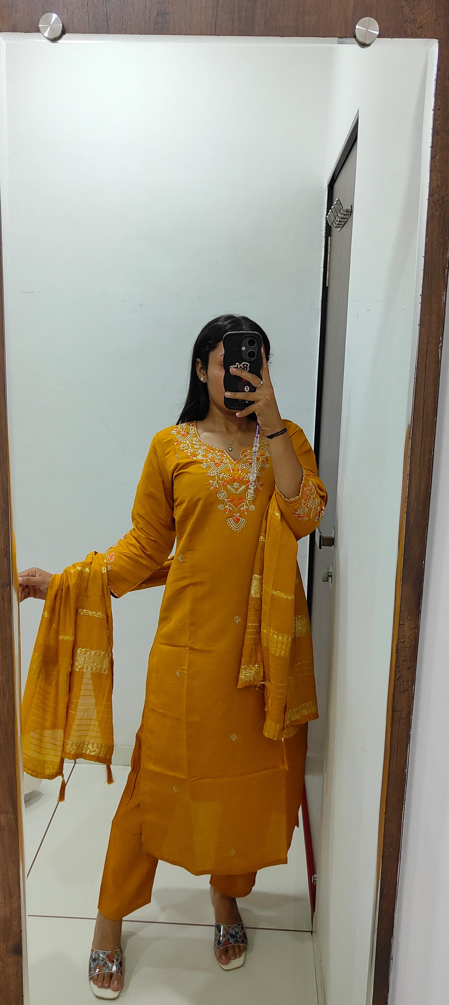 Kayatri New Roman Silk with Beautiful Embroidery Work Suit