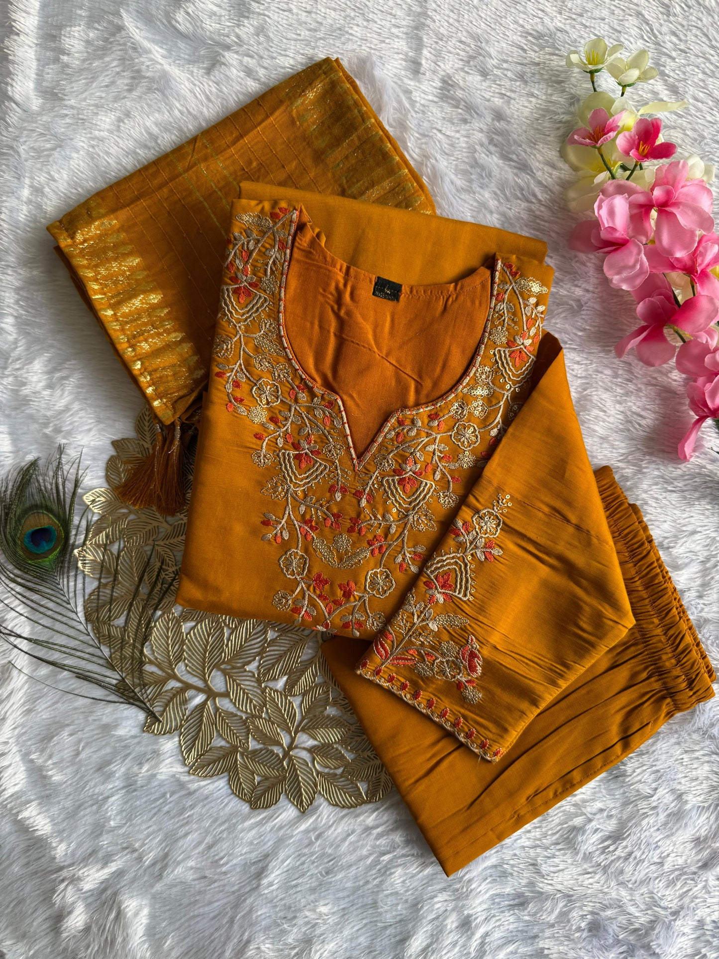 Kayatri New Roman Silk with Beautiful Embroidery Work Suit