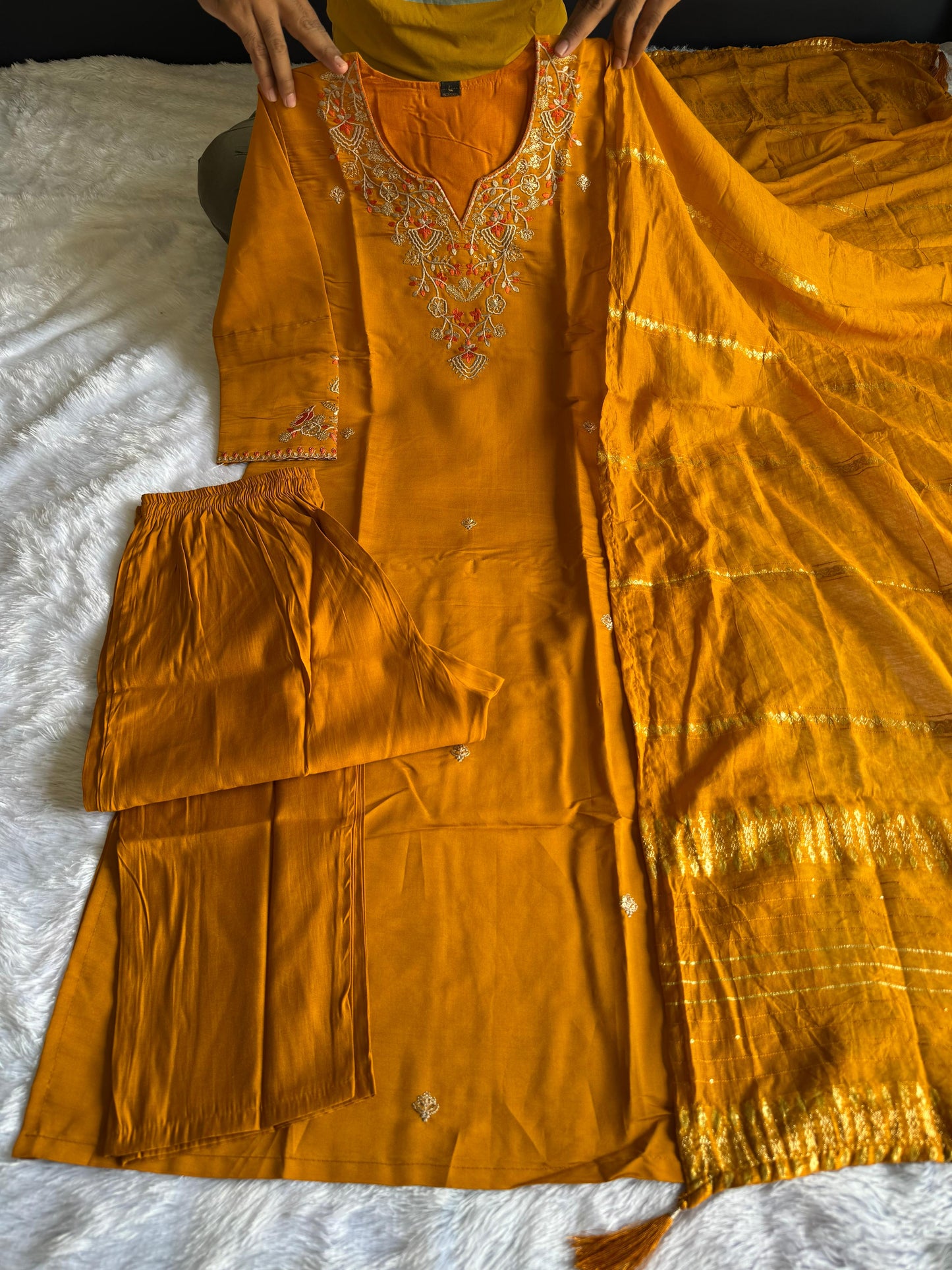 Kayatri New Roman Silk with Beautiful Embroidery Work Suit