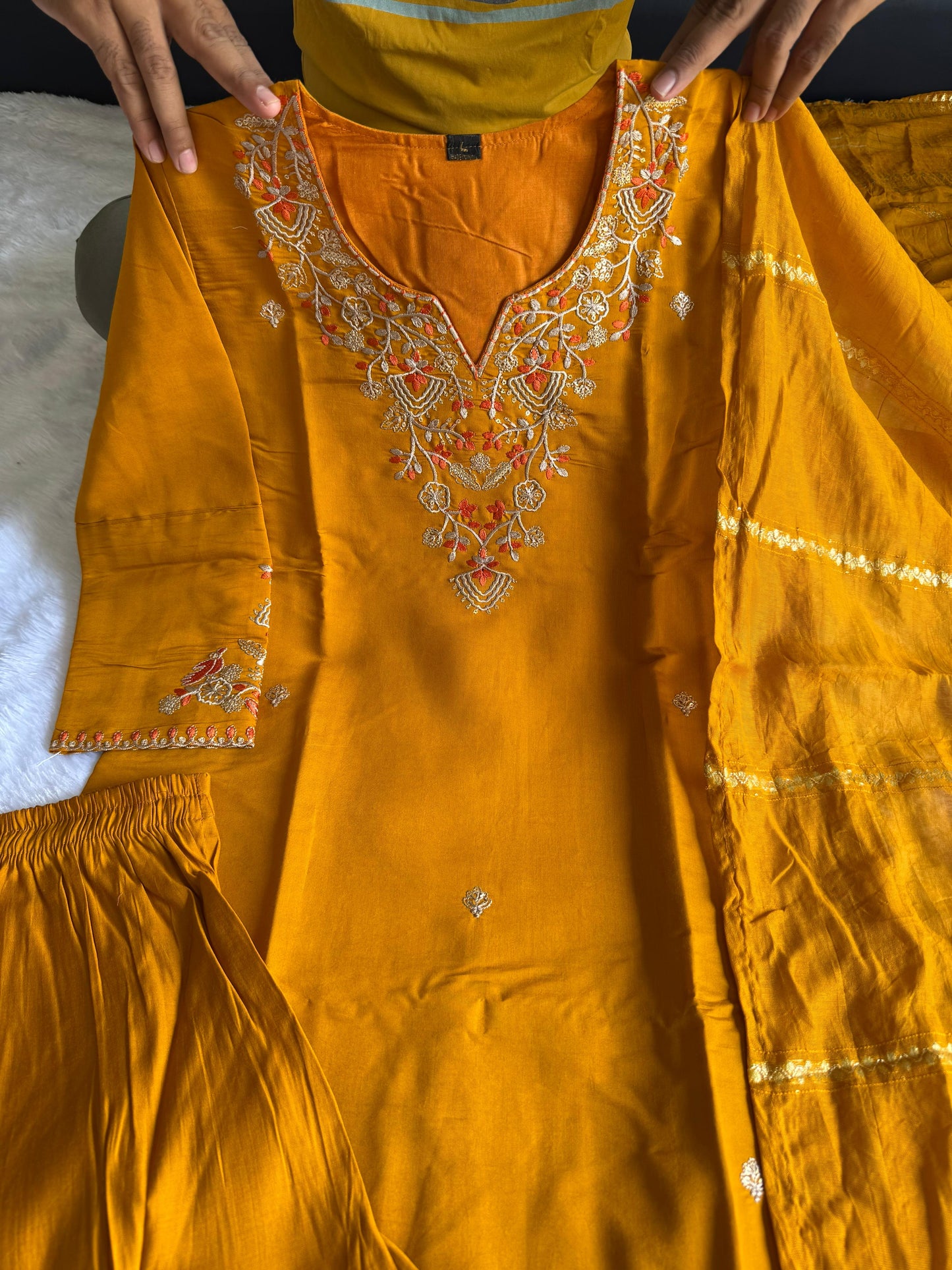 Kayatri New Roman Silk with Beautiful Embroidery Work Suit