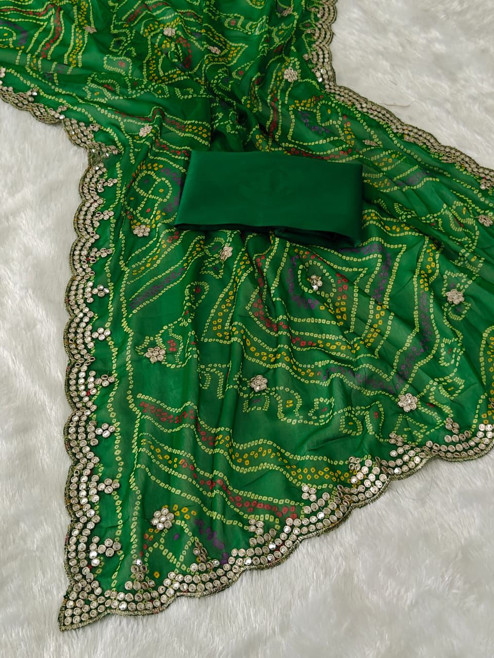 Kayatri New Georgette fabrics designer jari work with cut work Banglori silk saree