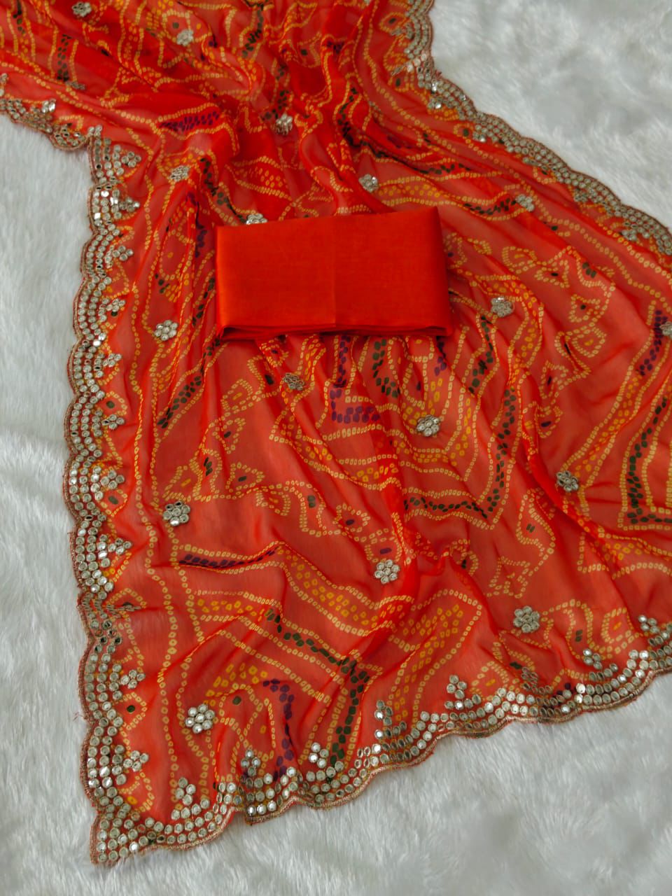 Kayatri New Georgette fabrics designer jari work with cut work Banglori silk saree