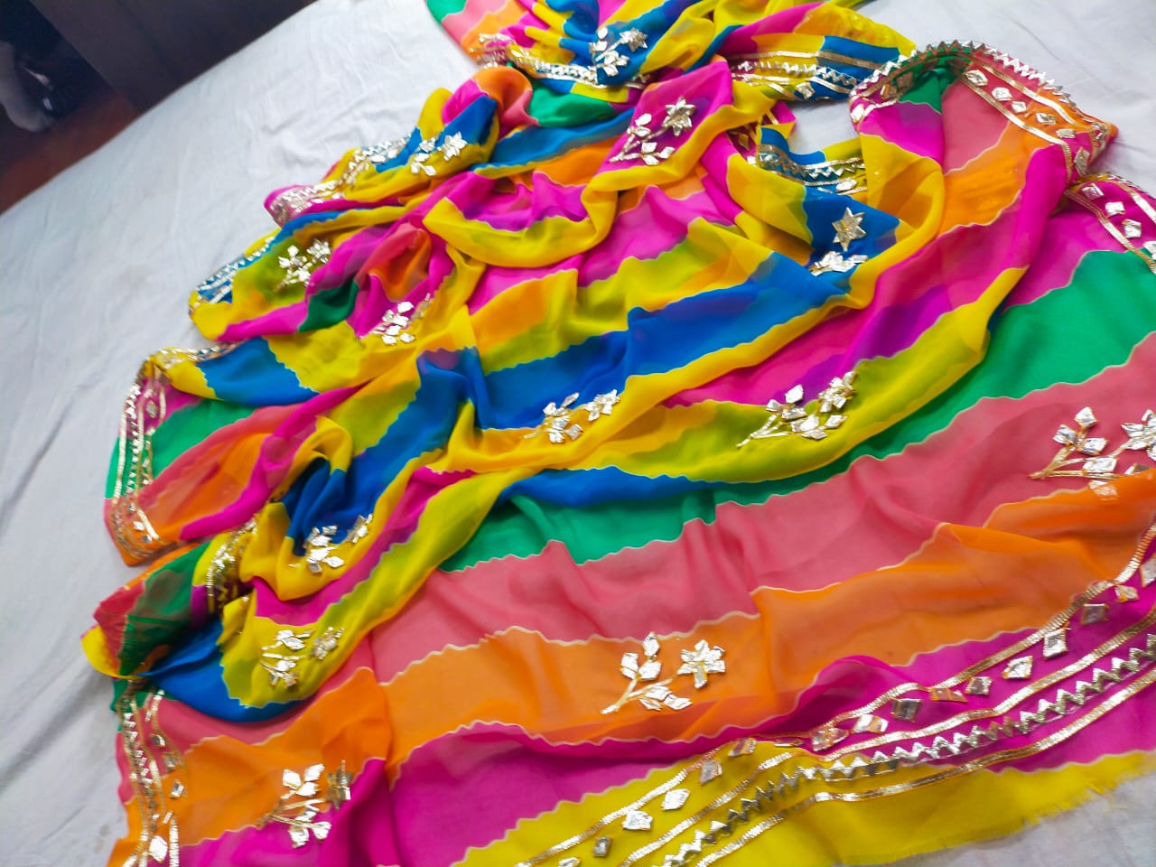 Kayatri New 60-60 Georgette fabric saree