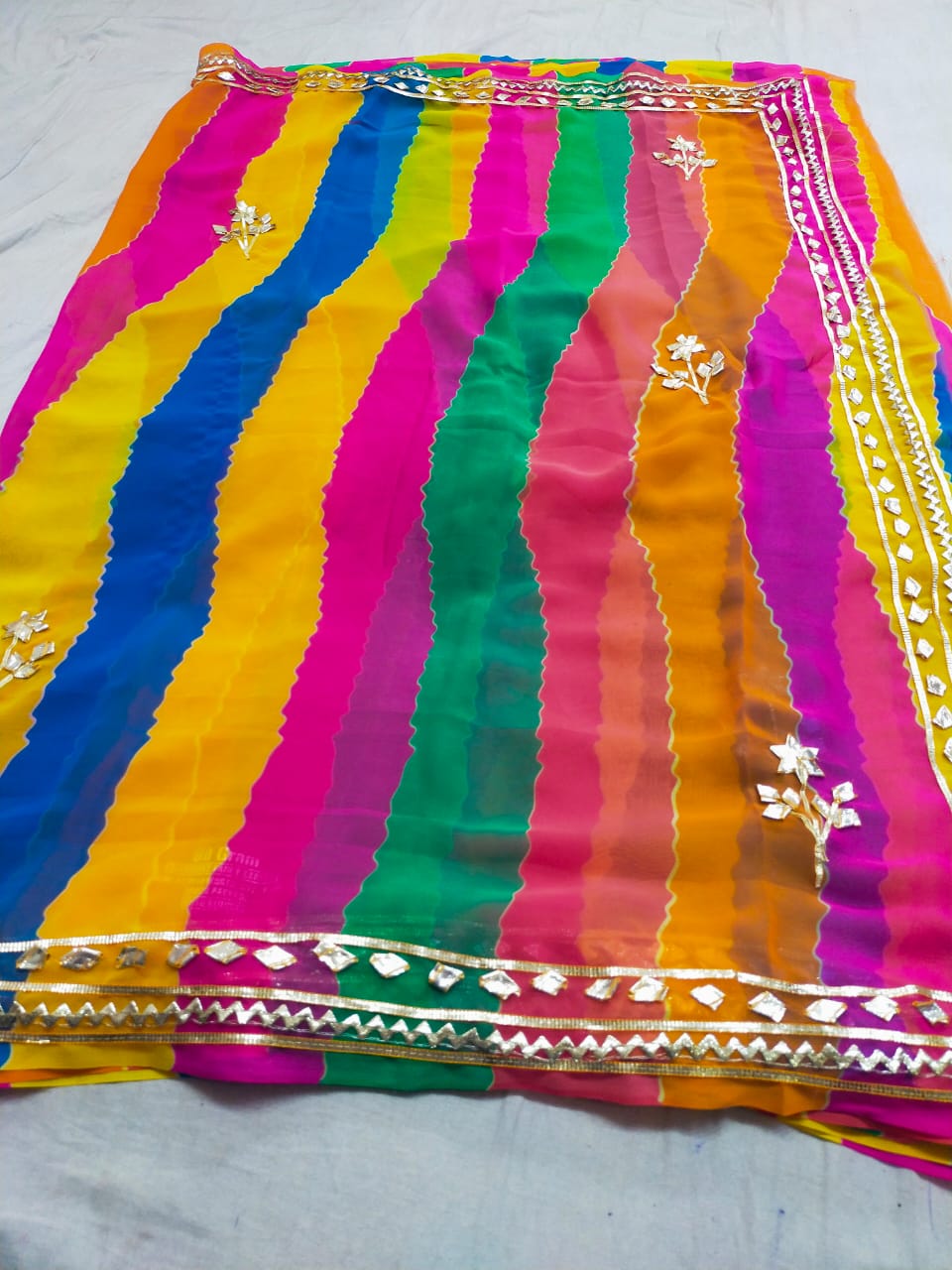 Kayatri New 60-60 Georgette fabric saree