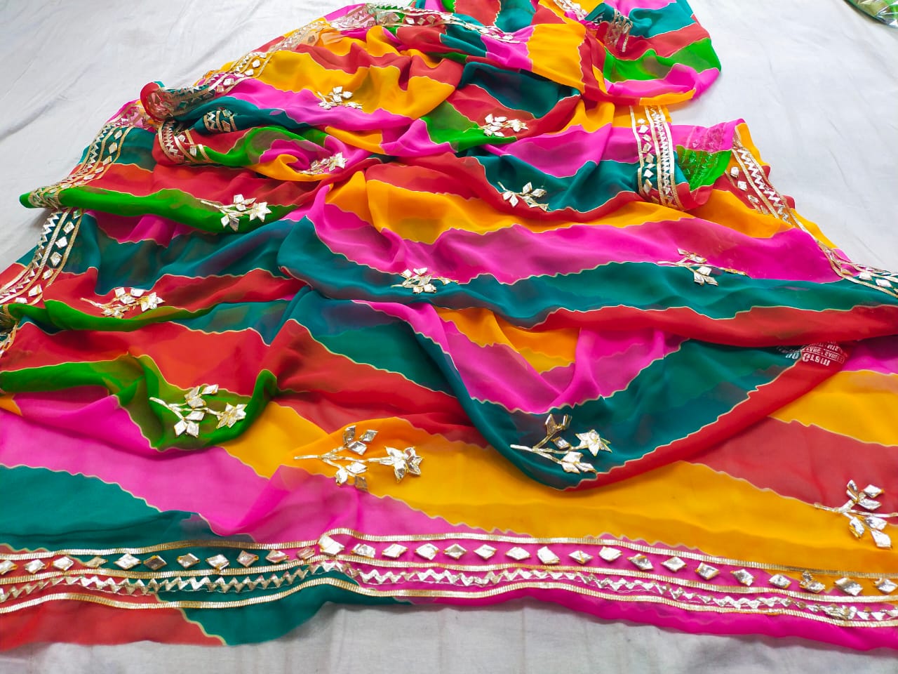 Kayatri New 60-60 Georgette fabric saree