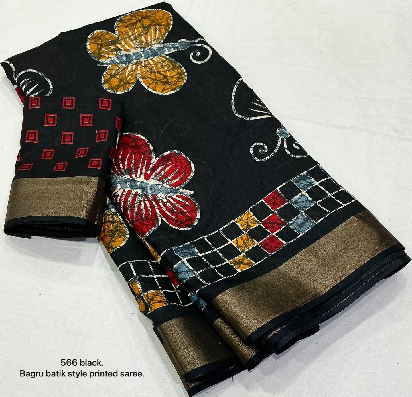 Kayatri New Soft cotton crape saree with zari pattu woven border saree
