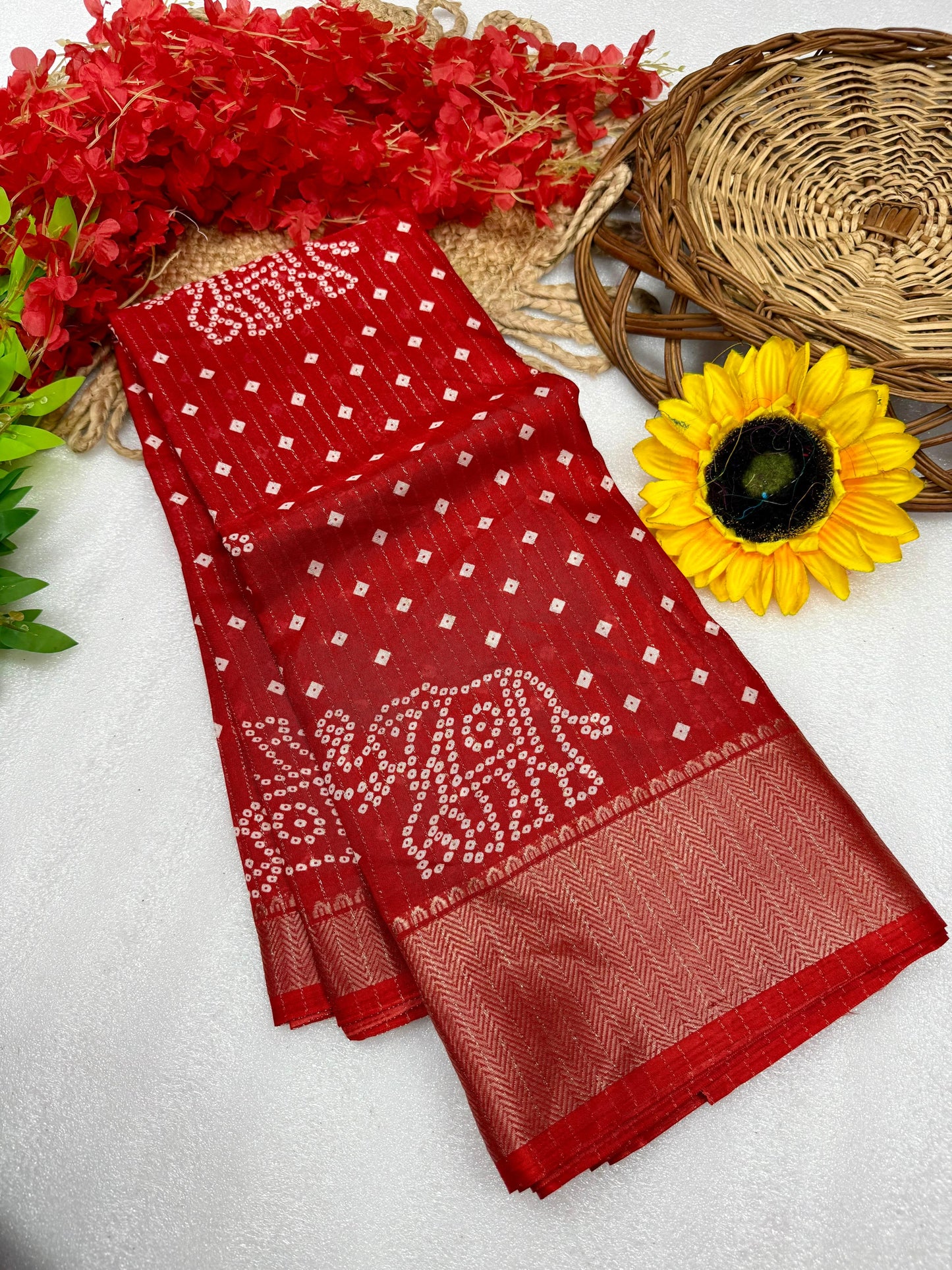 Kayatri New Pure Dola silk with in all over saree boder same as originall boder Saree
