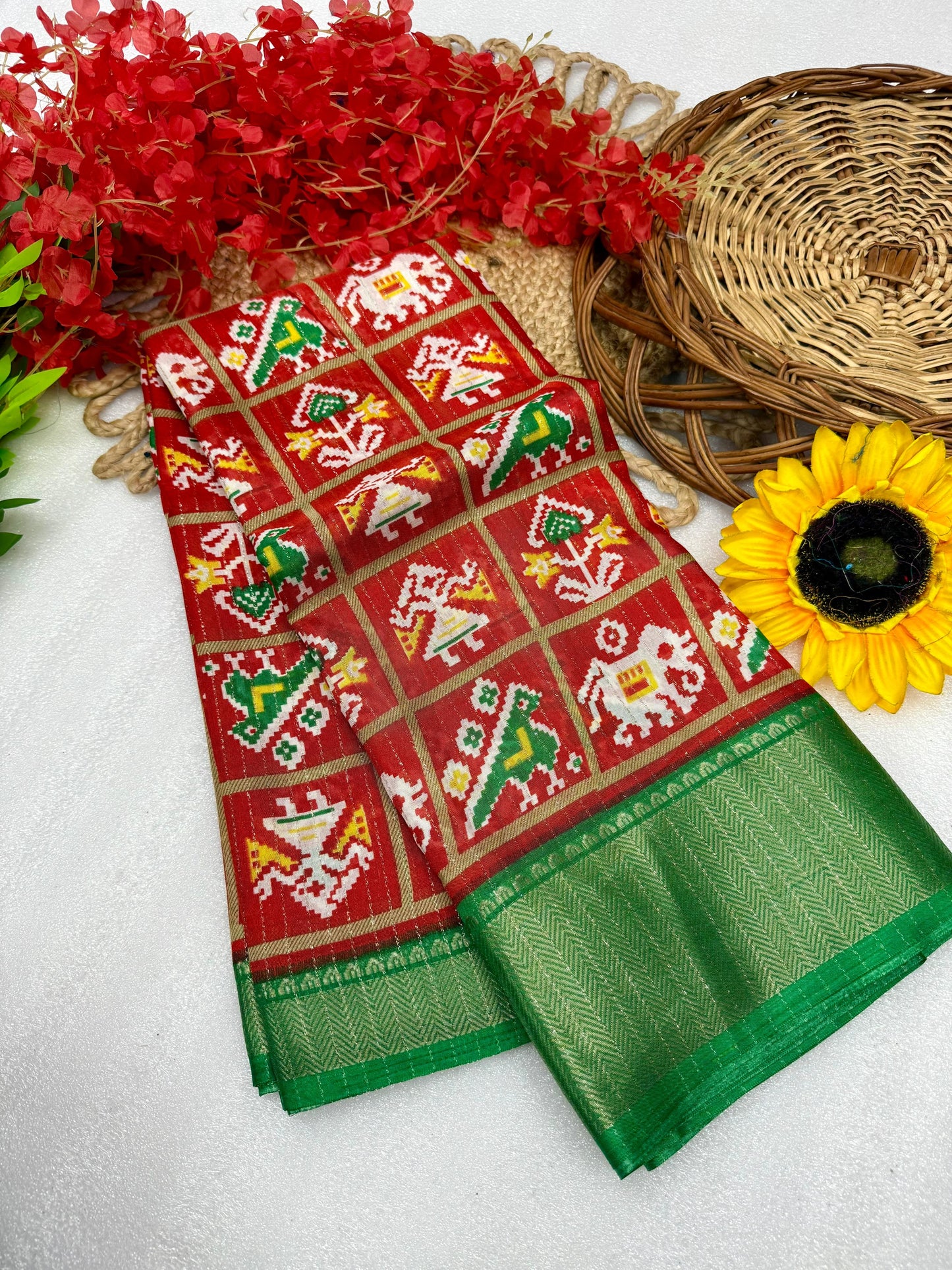 Kayatri New Pure Dola silk with in all over saree boder same as originall boder saree