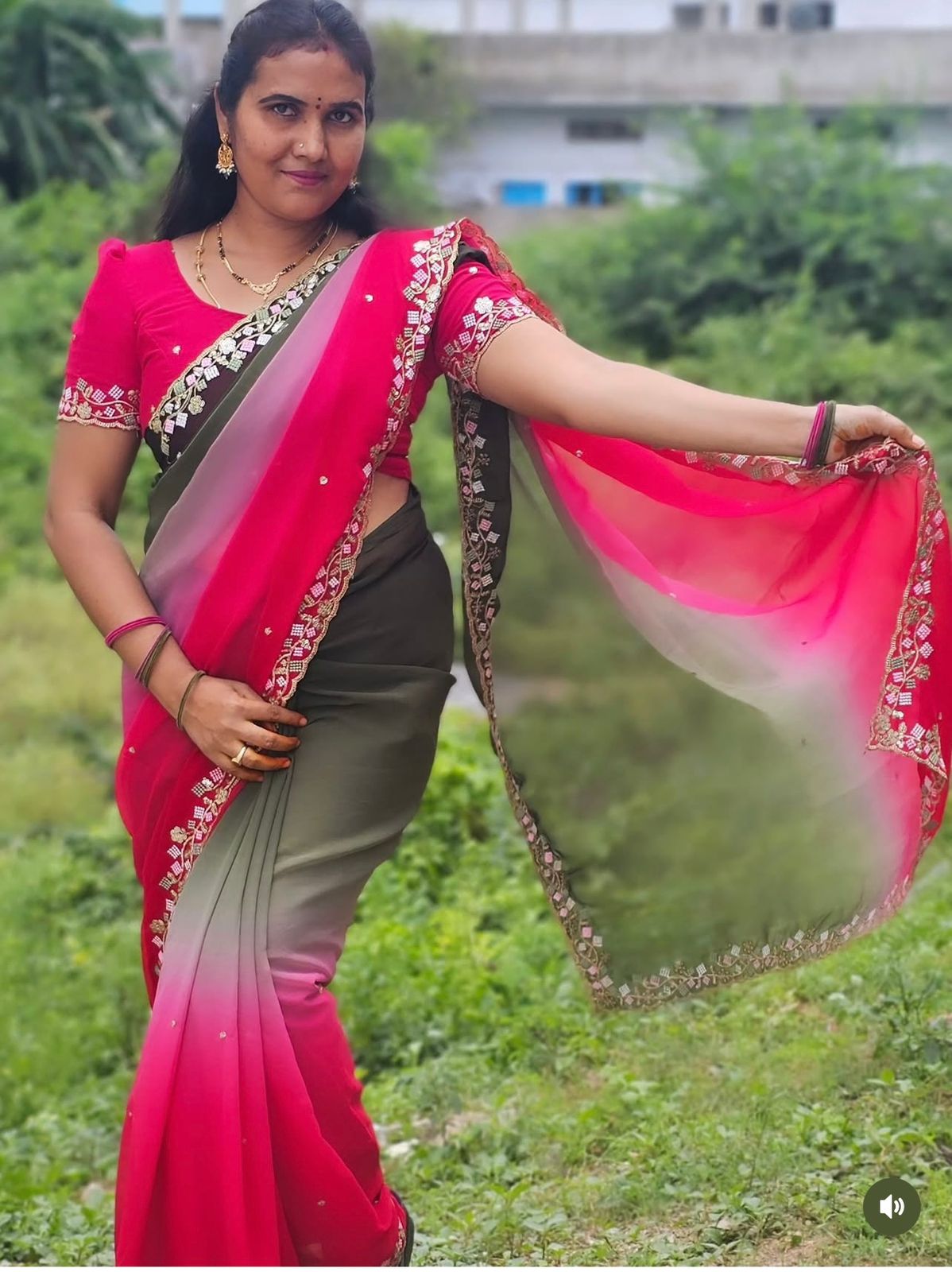 Kayatri New Soft Georgette with weding Saree