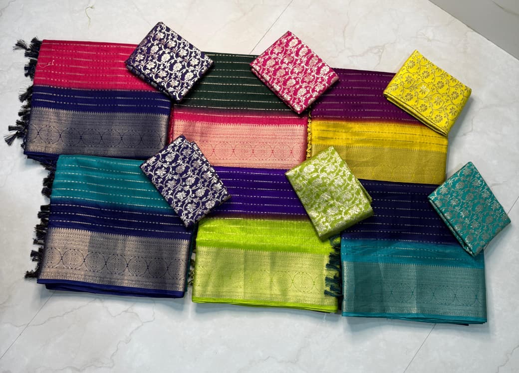 Kayatri New Pure dola silk with jari all over saree jequrd boder same as originall boder Saree