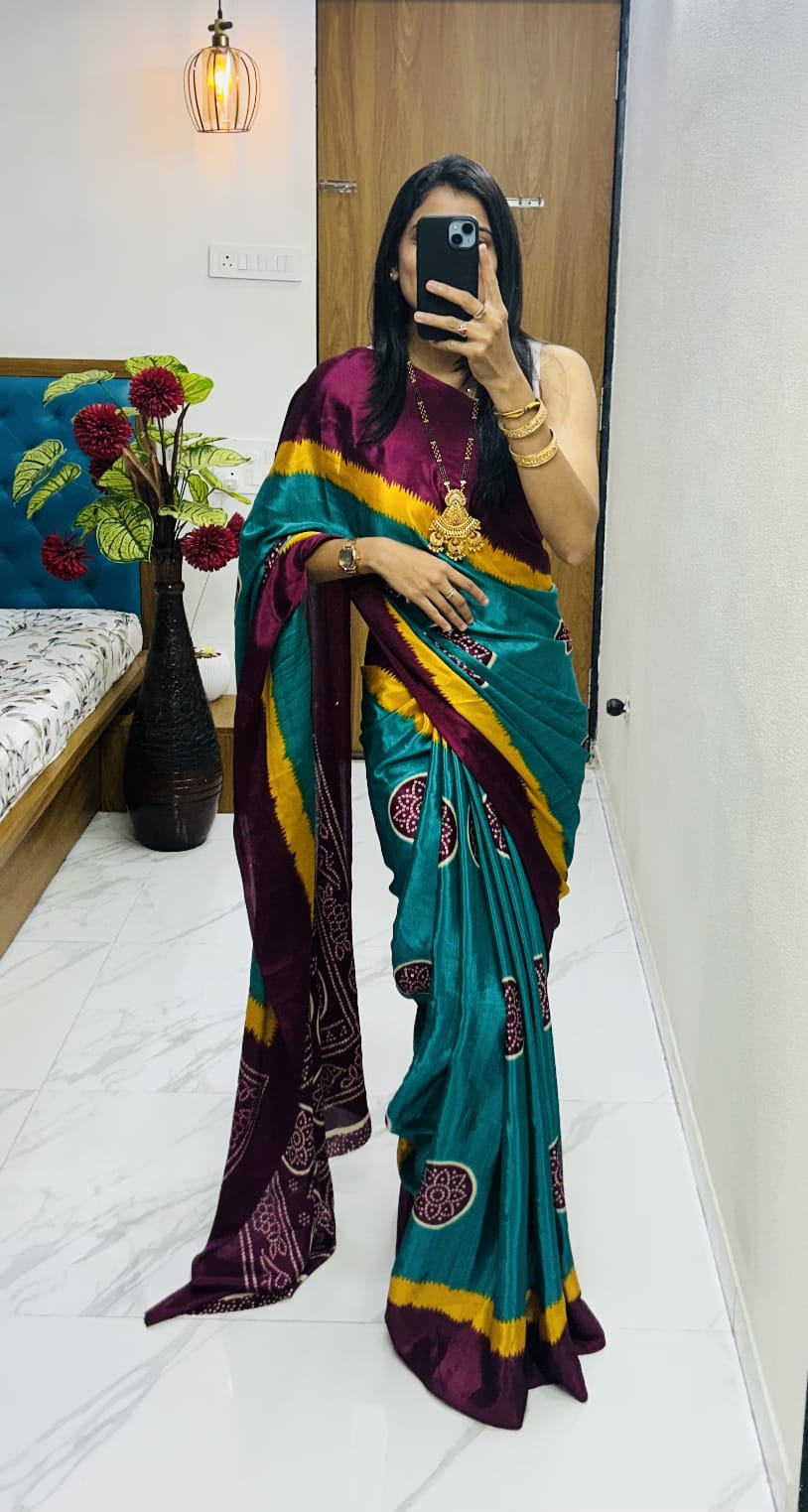 Kawyatri New Lagdi pure Gajji Soft Silk saree
