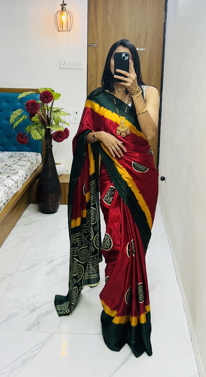 Kawyatri New Lagdi pure Gajji Soft Silk saree