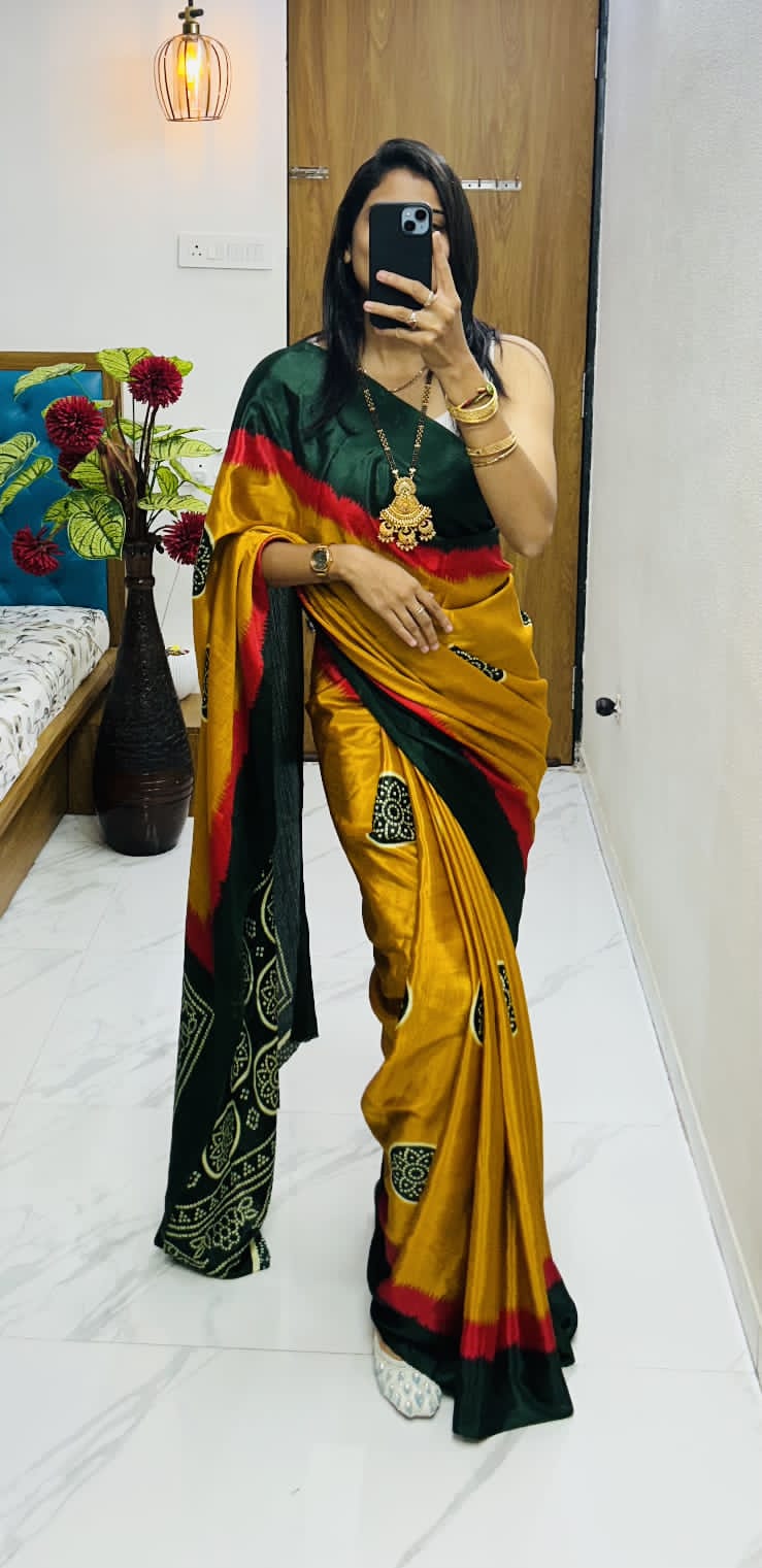 Kawyatri New Lagdi pure Gajji Soft Silk saree