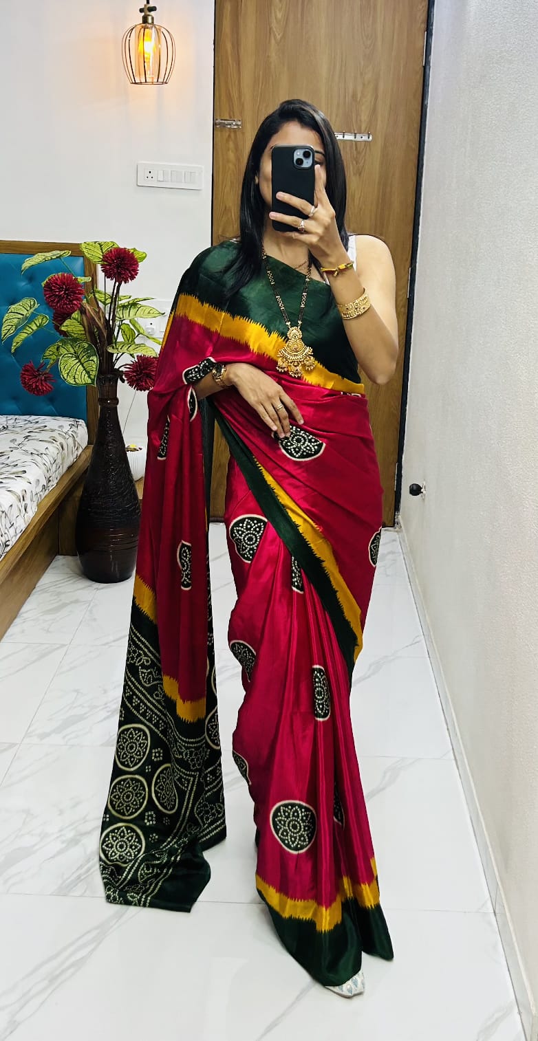 Kawyatri New Lagdi pure Gajji Soft Silk saree