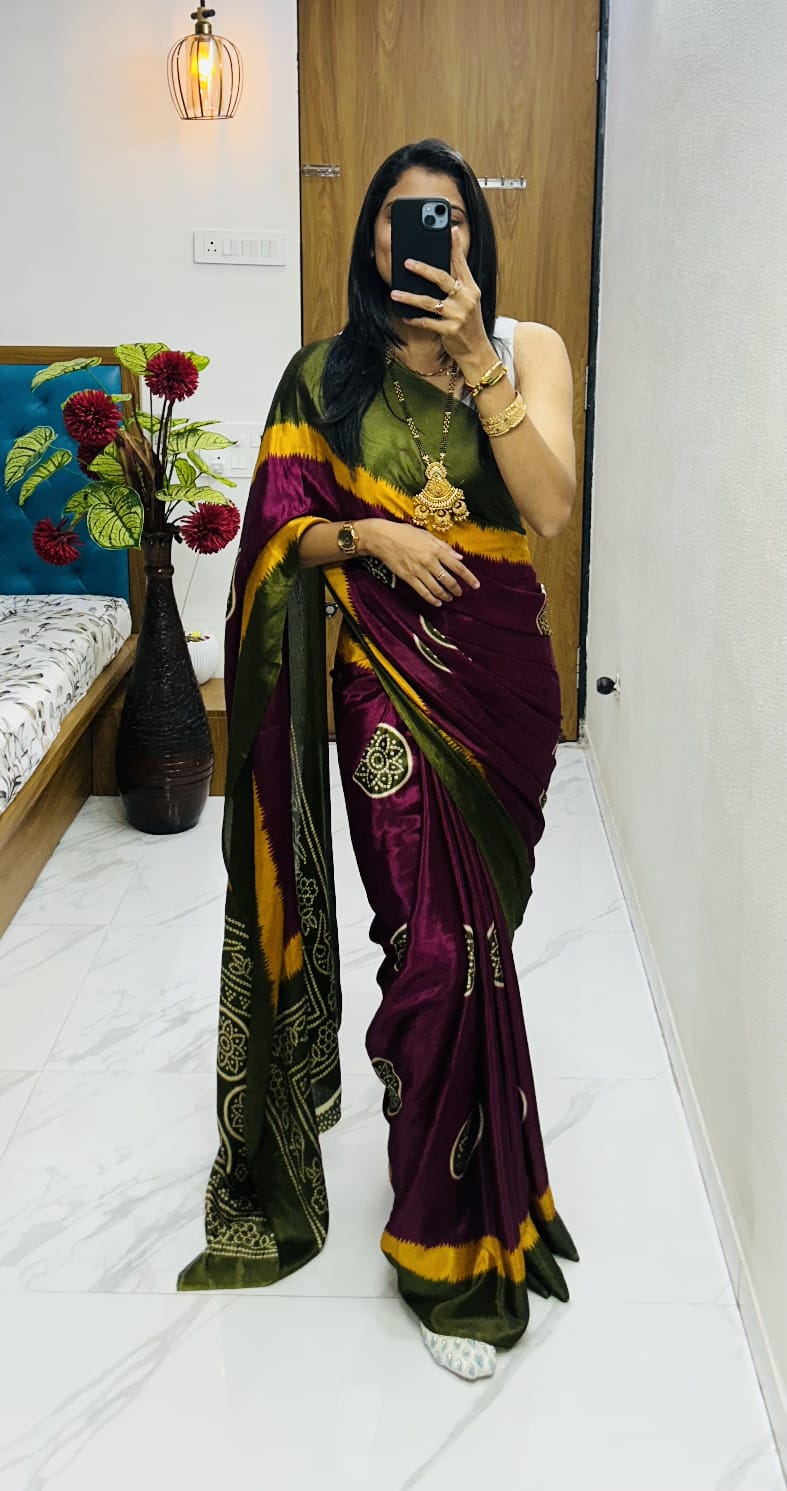 Kawyatri New Lagdi pure Gajji Soft Silk saree