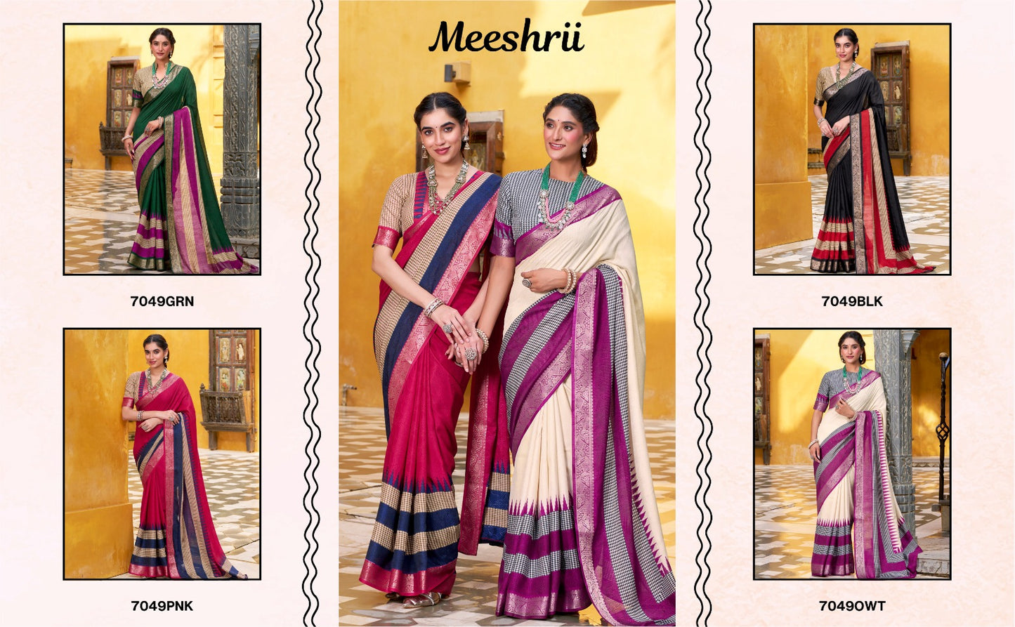 Kayatri New Soft cotton feel royal zari border pure Indian aesthetic wrapped in simplicity.