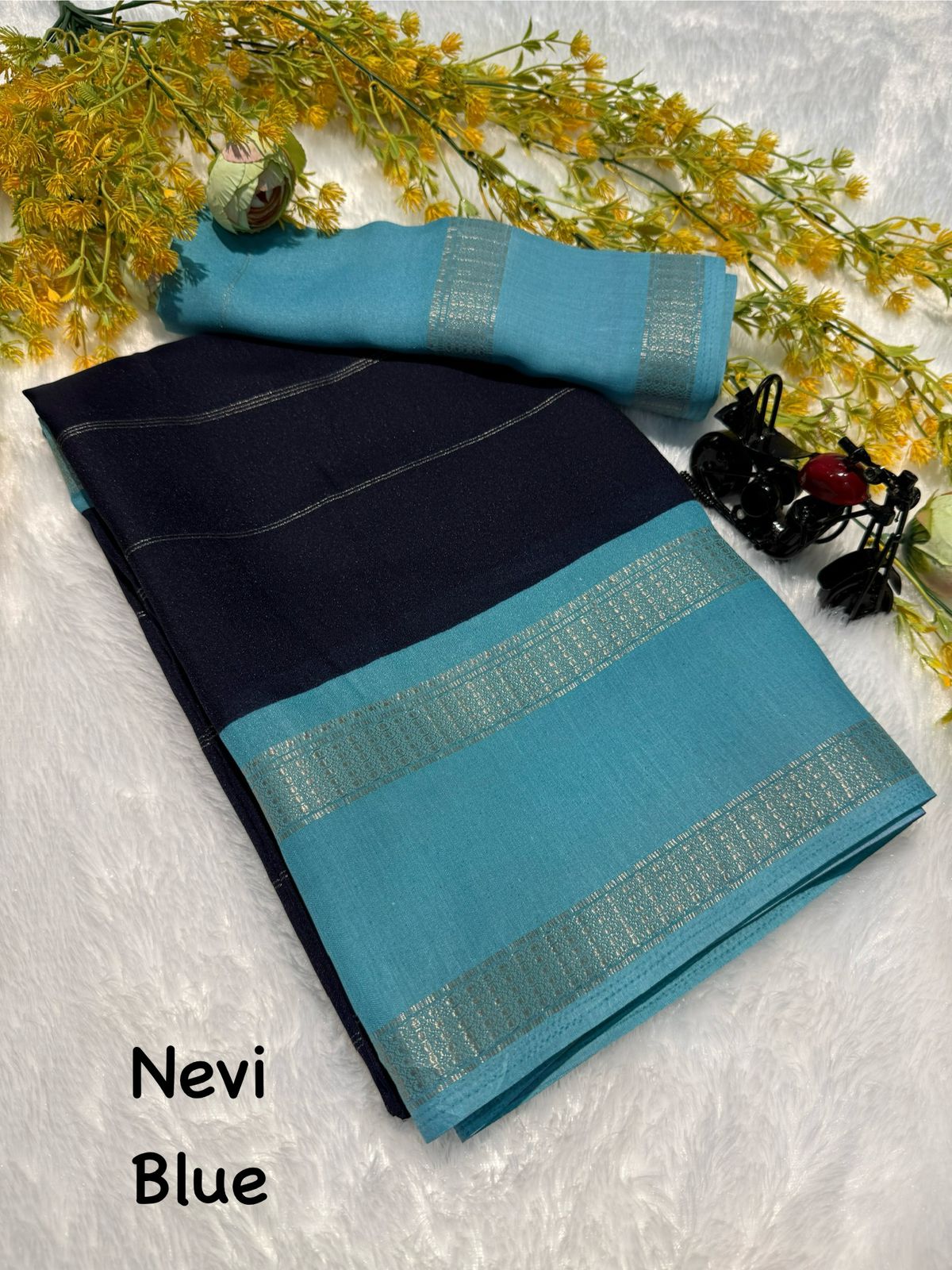 Kayatri New super marsh melon saree with all over
