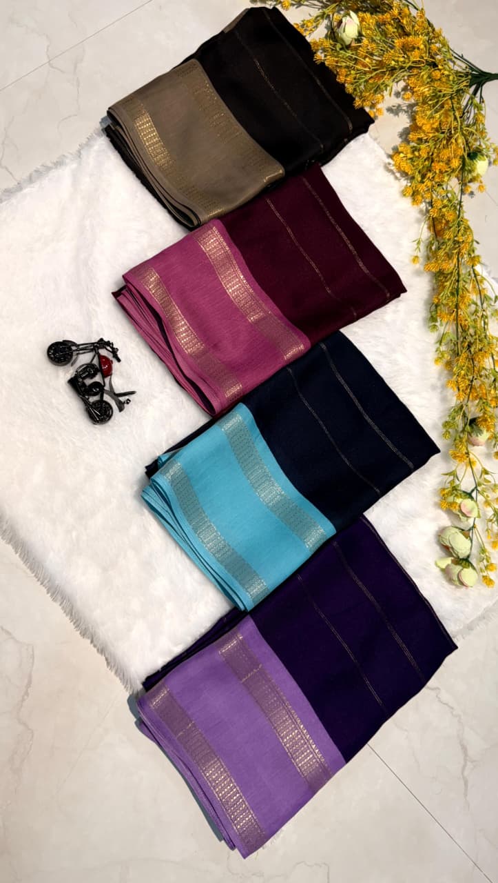 Kayatri New super marsh melon saree with all over
