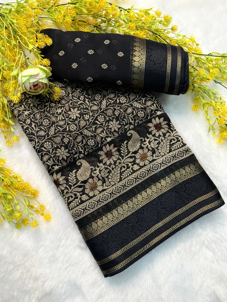 Kayatri New PREMIUM SOFT COTTON MATRIALS WITH PREMIUM FLOWER DESIGN Saree