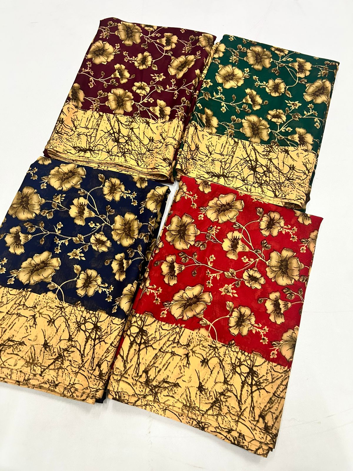 Kayatri New Latest Soft Silk Printed Saree Collection with Running Blouse