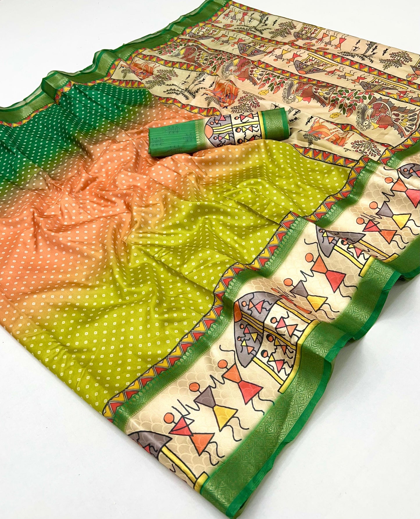 Kayatri New Soft Resham Silk Saree with Self Design & Jacquard Weaving Border