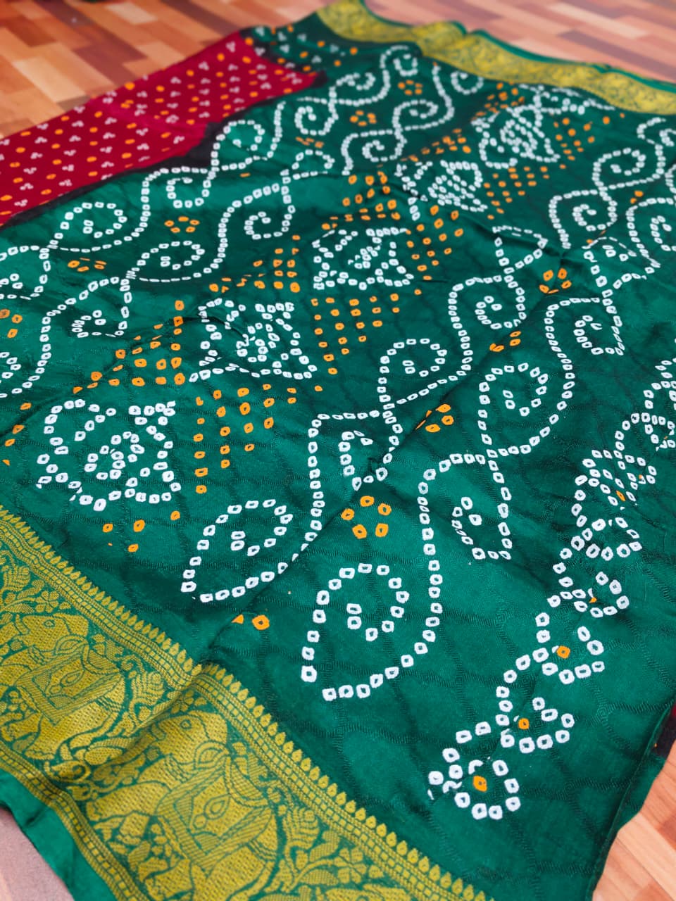 Kayatri New Elegant Art Silk Saree Featuring Traditional Block Print Work