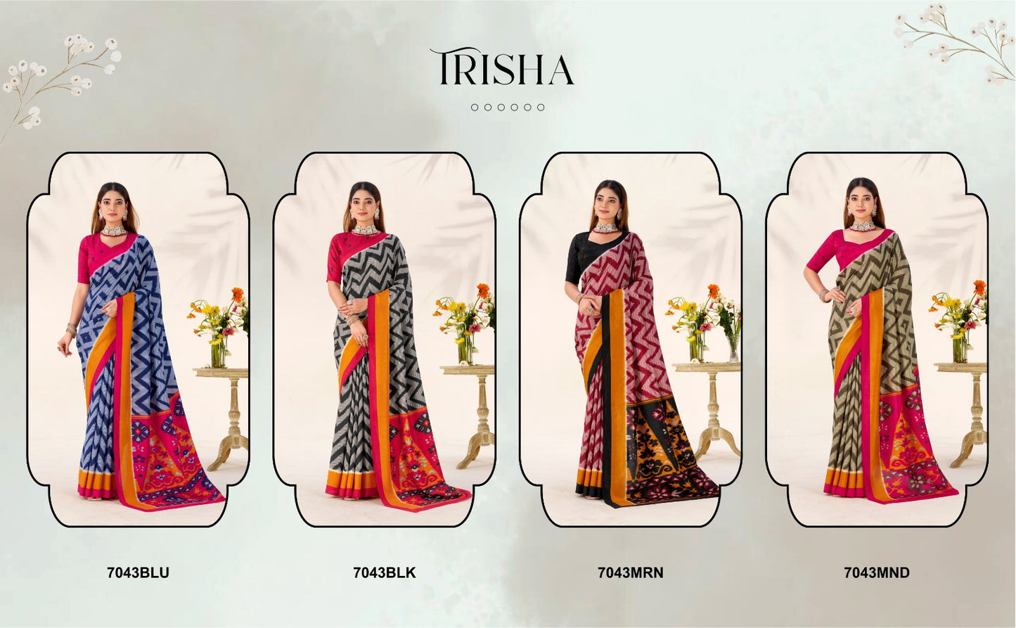 Kayatri New Graceful Tasar Silk Printed Saree Lightweight Elegant