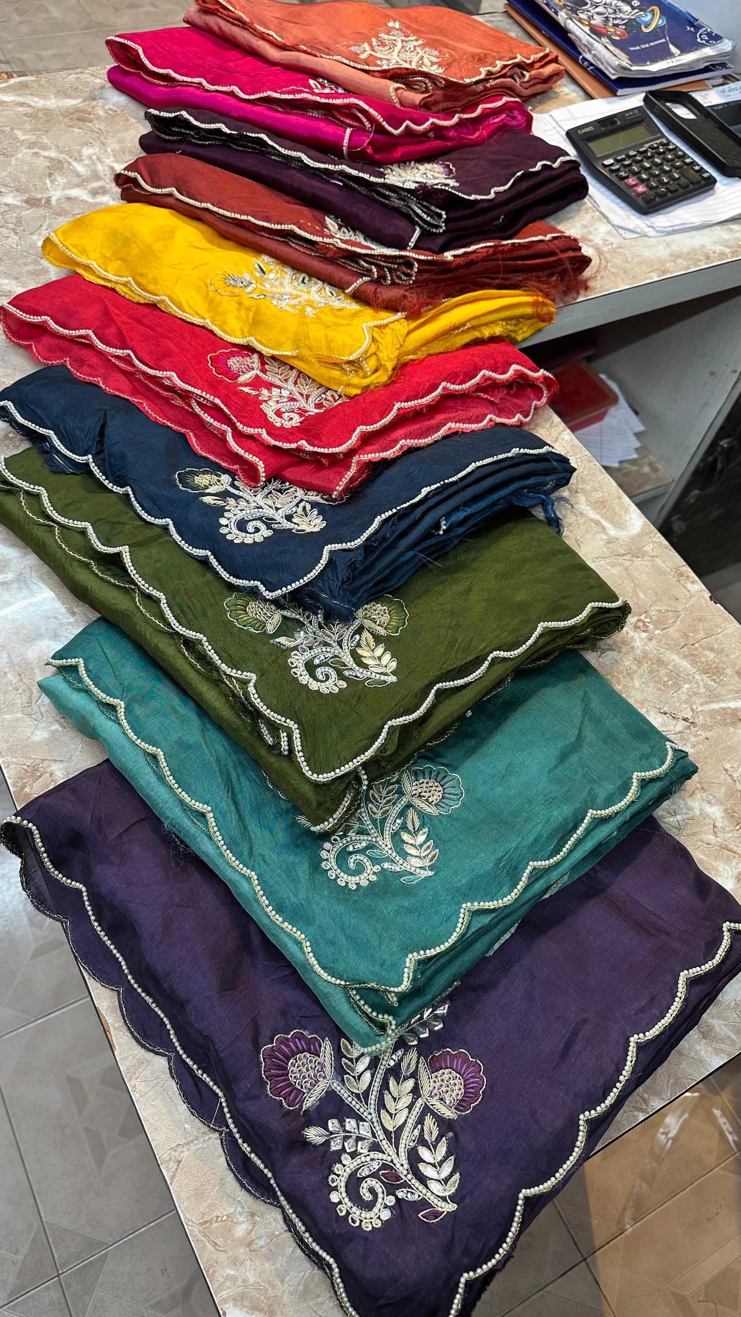 Kayatri New Premium Pure Upada Silk Saree Highlighted with Fine Hand Work