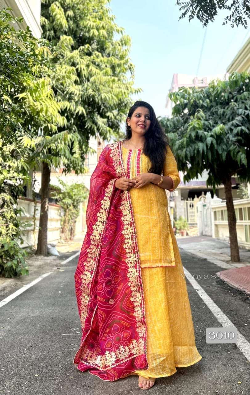 Kayatri New Designer Kota Doria Gotapatti Work Lehenga