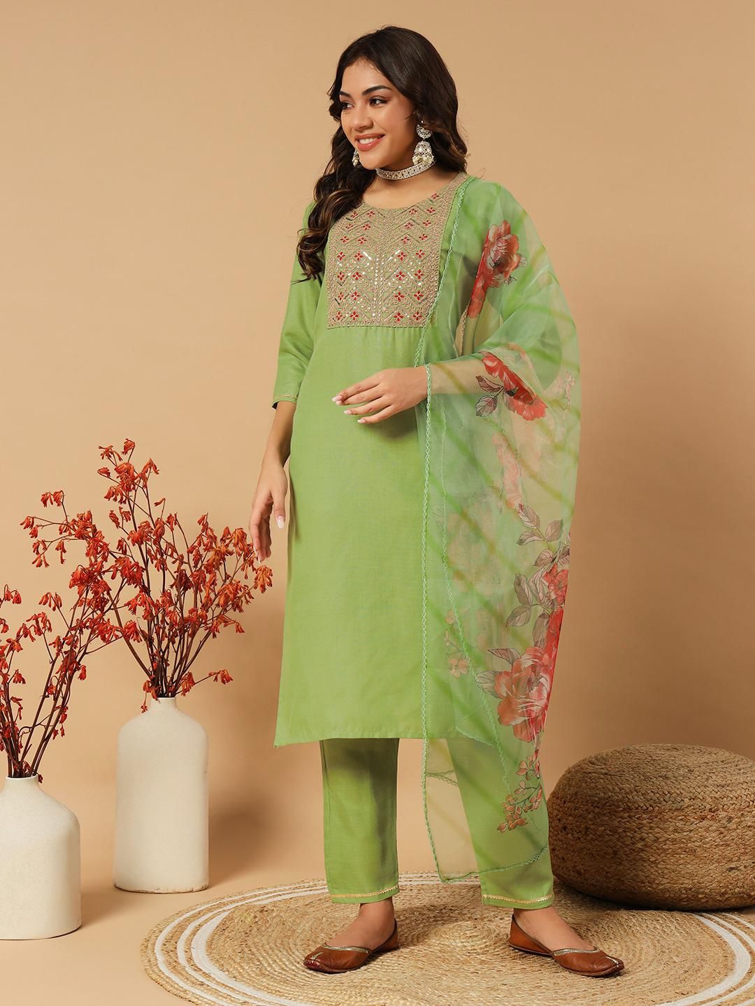 Kayatri Latest New Designers Kurti Pent Dupatta Set
