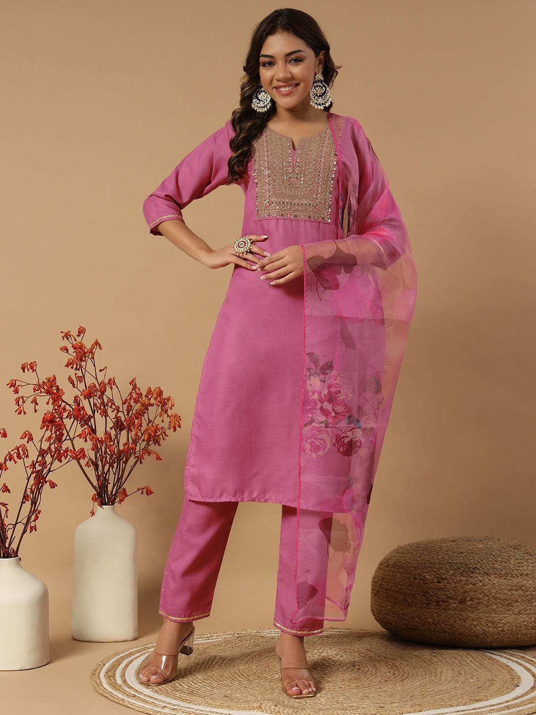 Kayatri Latest New Designers Kurti Pent Dupatta Set