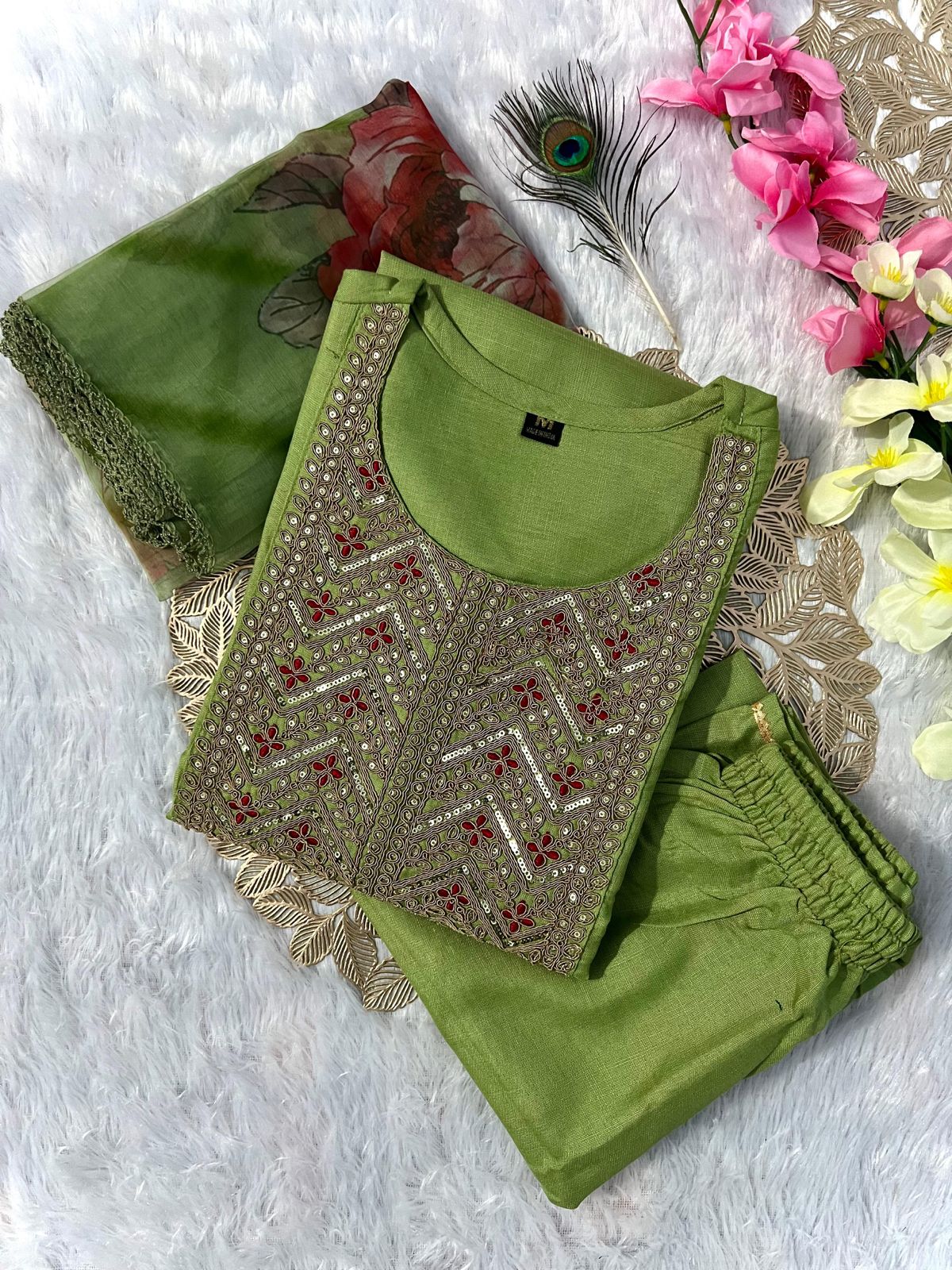 Kayatri Latest New Designers Kurti Pent Dupatta Set