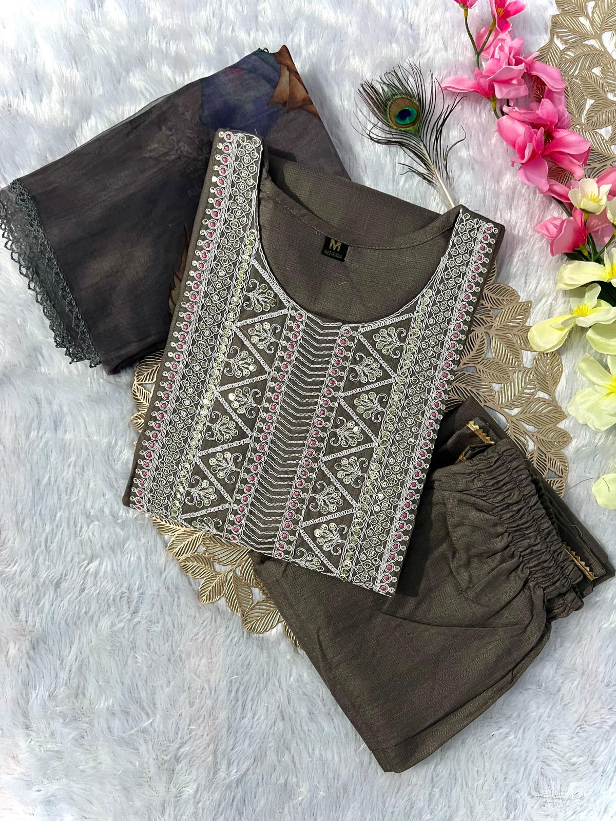 Kayatri Latest New Designers Kurti Pent Dupatta Set