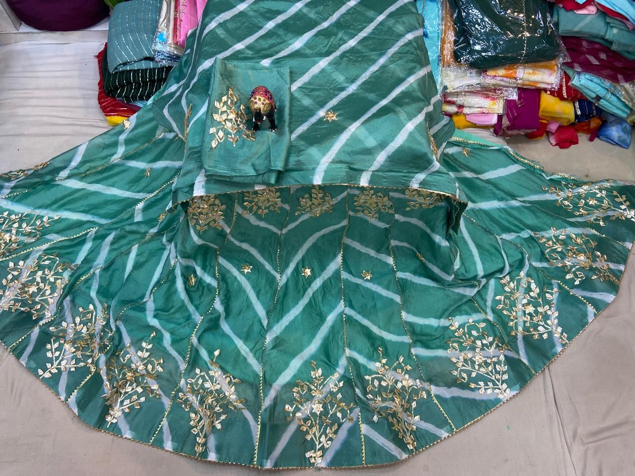 Kayatri New Leheriya Design Lehenga