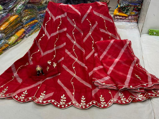 Kayatri New Beautiful Leheriya Style Lehenga