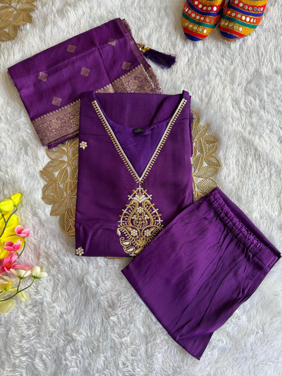 Kayatri Launching New Designers Roman Silk Suit