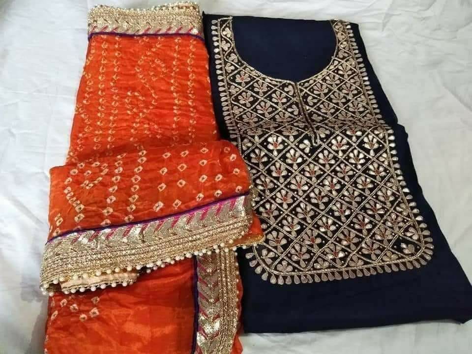 Kayatri New Designer Gotapatti Work Suits