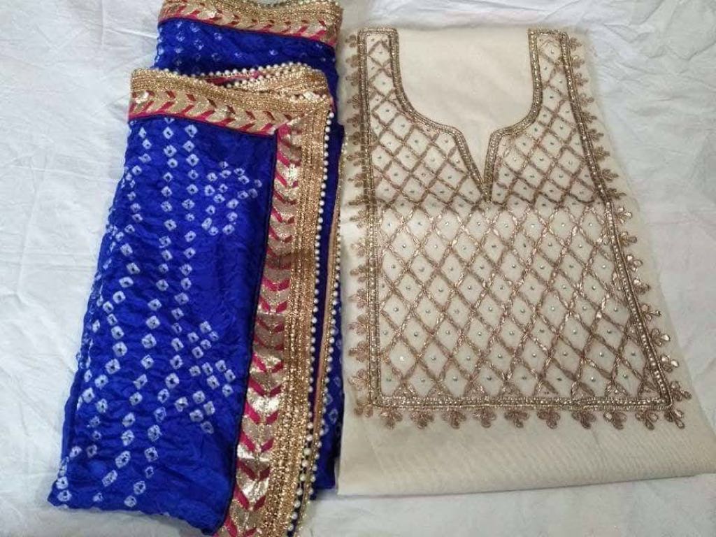Kayatri New Designer Gotapatti Work Suits