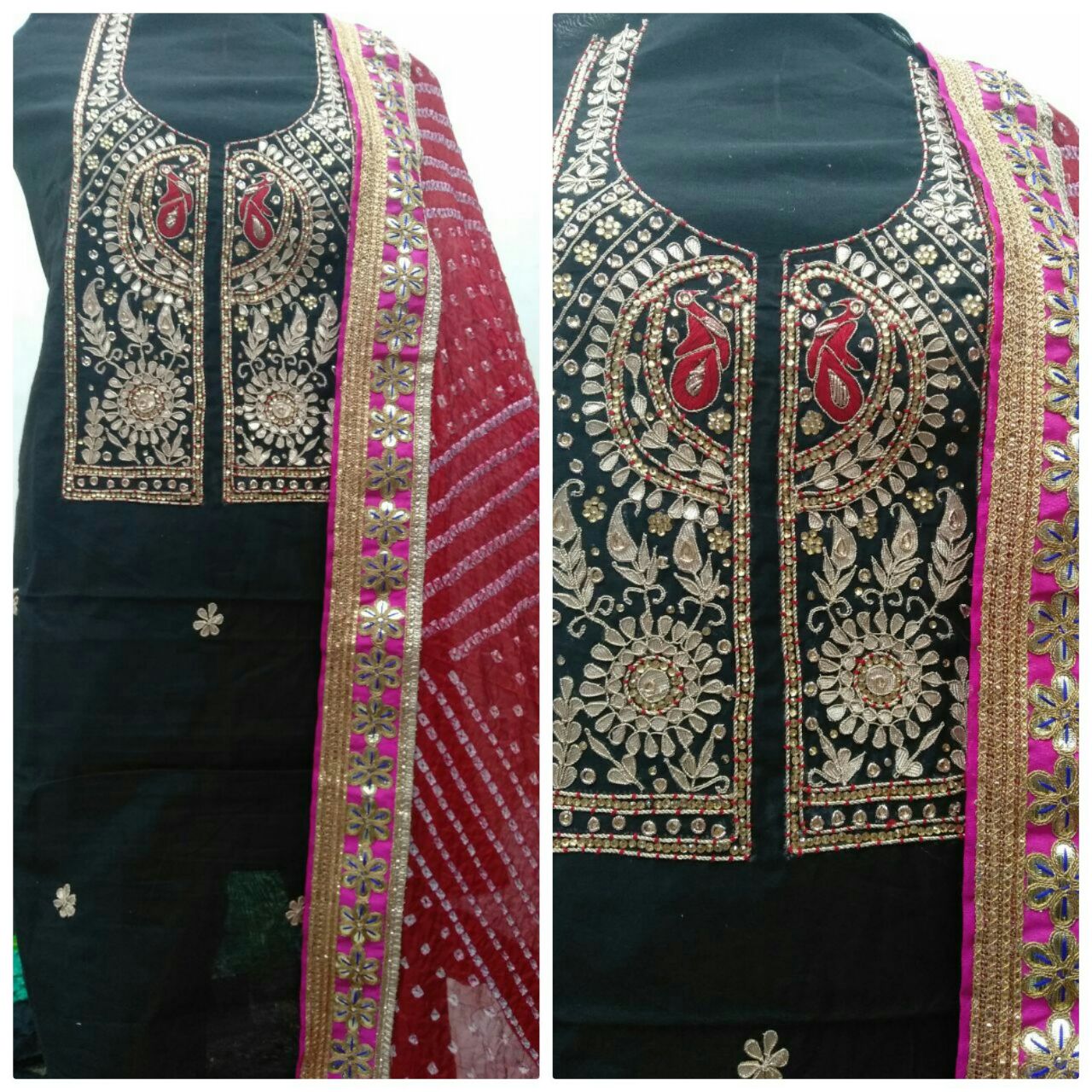 Kayatri New Designer Gotapatti Work Suits