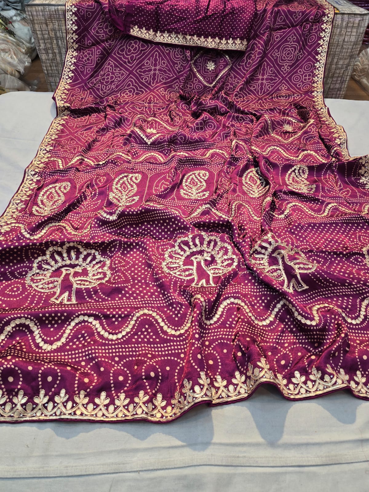 Kayatri Latest Designer Pure Gaji Silk Saree