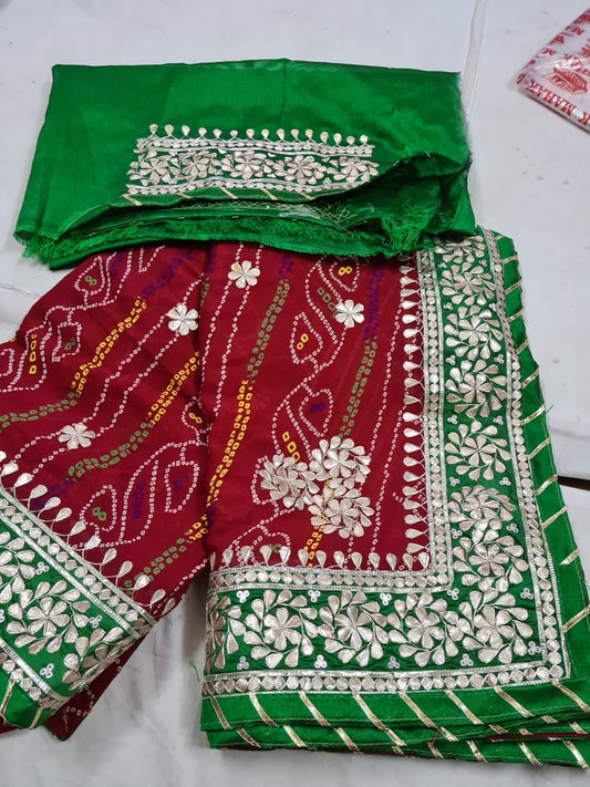 Kayatri New Georgette Traditional Wear Chunri Bandhej Saree