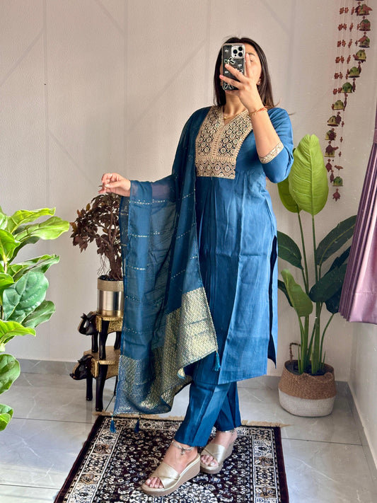 Kayatri Latest Designers Roman Silk Suit