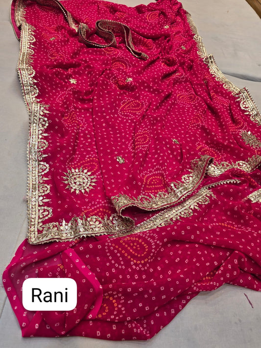 Kayatri Latest Traditional Wear Georgette Chinon Saree