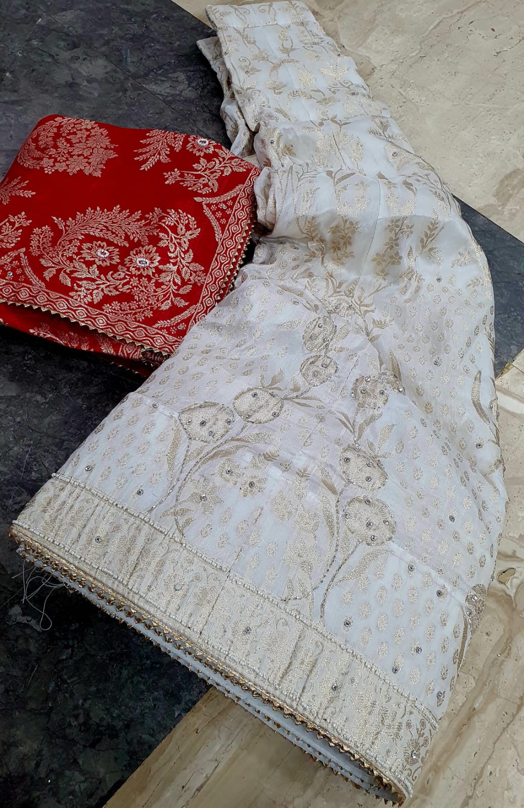 Kayatri New Lounching Pure Banarasi Silk Lehenga