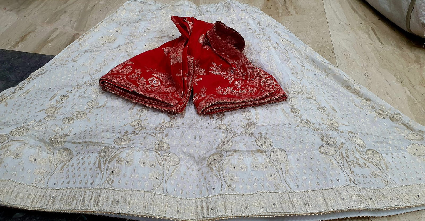 Kayatri New Lounching Pure Banarasi Silk Lehenga