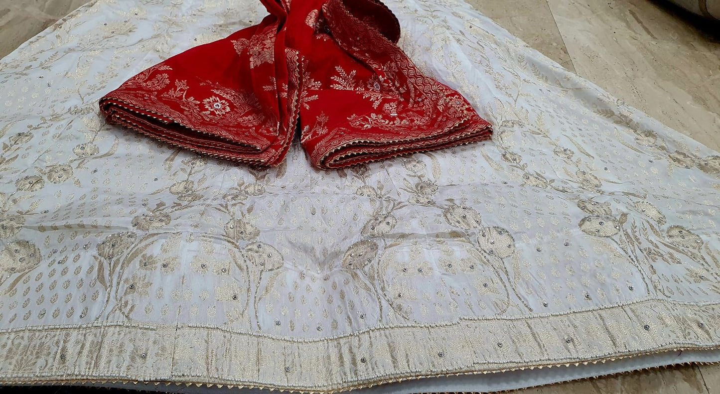 Kayatri New Lounching Pure Banarasi Silk Lehenga