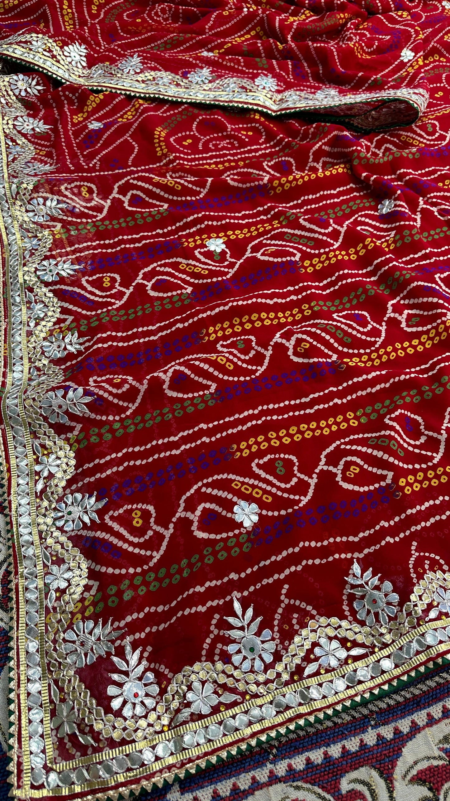 Kayatri New Lounch Chunri Bandhej Saree