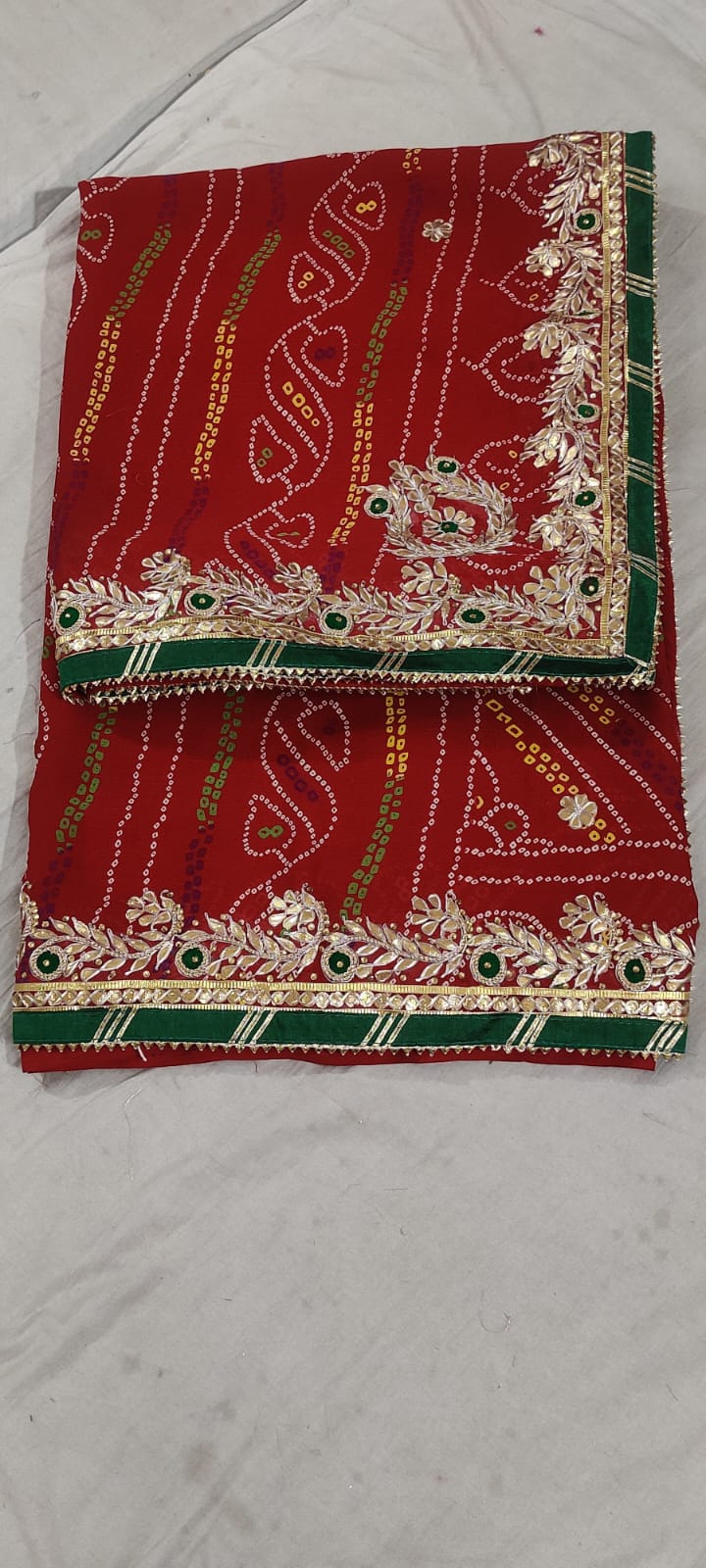 Kayatri New Hand Gotapatti Work Chunri Saree